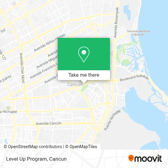 Level Up Program map