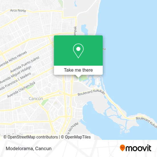 Modelorama map