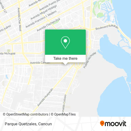 Parque Quetzales map
