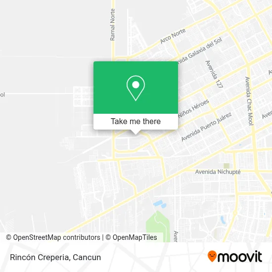 Rincón Creperia map