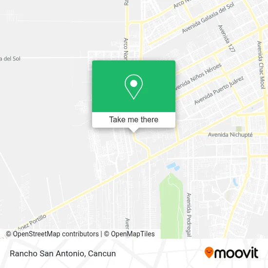 Rancho San Antonio map