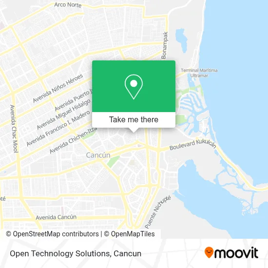 Open Technology Solutions map