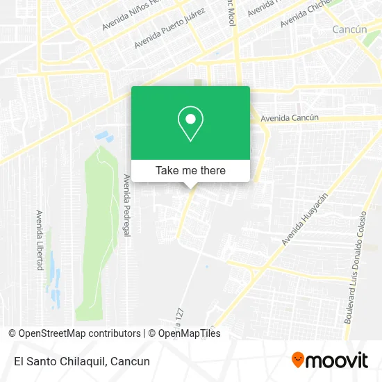 El Santo Chilaquil map