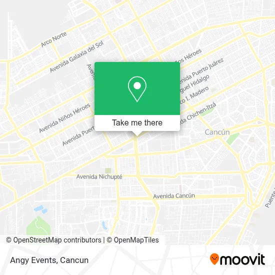 Angy Events map