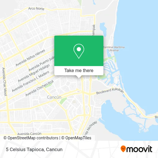 5 Celsius Tapioca map