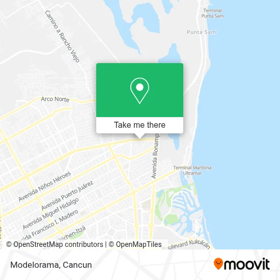 Modelorama map