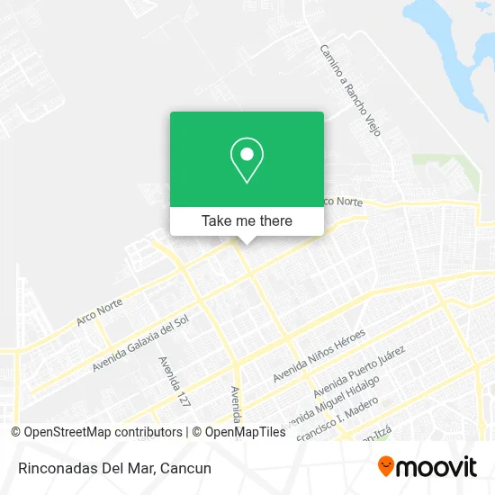 Rinconadas Del Mar map