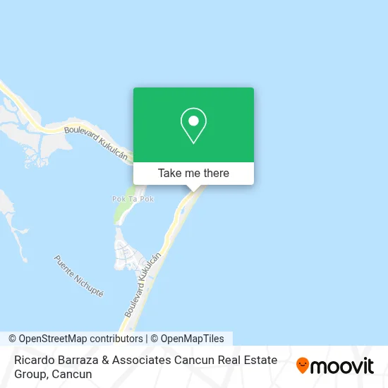 Ricardo Barraza & Associates Cancun Real Estate Group map