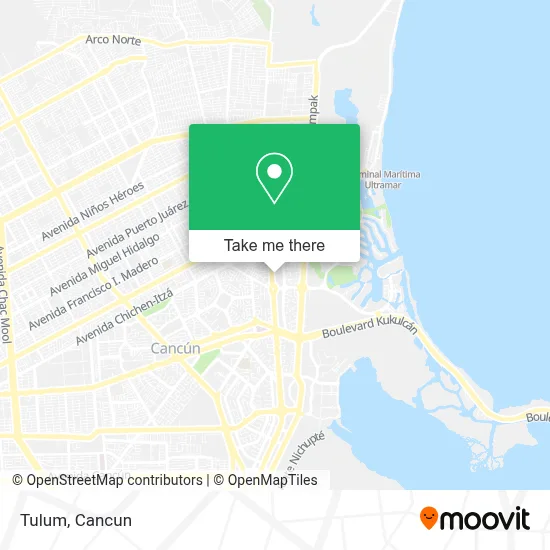 Tulum map