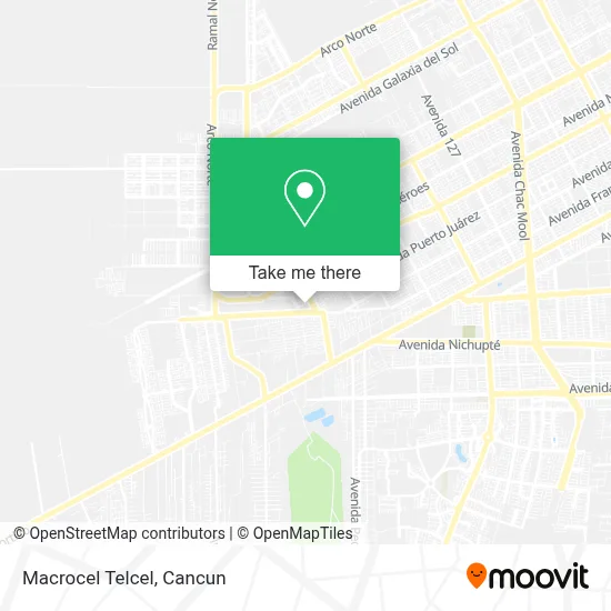 Macrocel Telcel map