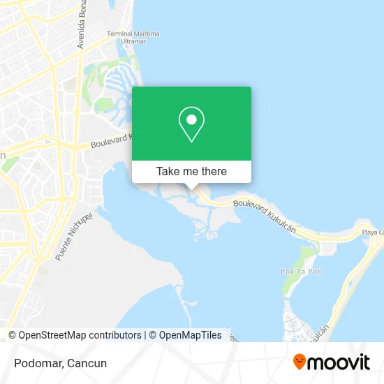 Podomar map