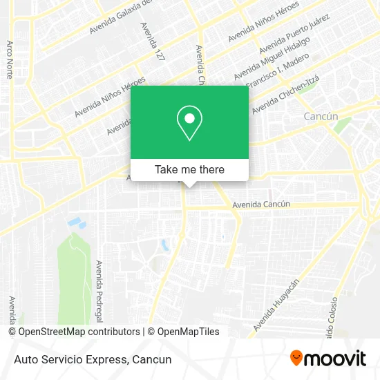 Auto Servicio Express map