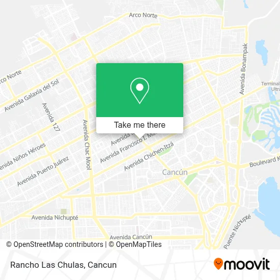 Mapa de Rancho Las Chulas