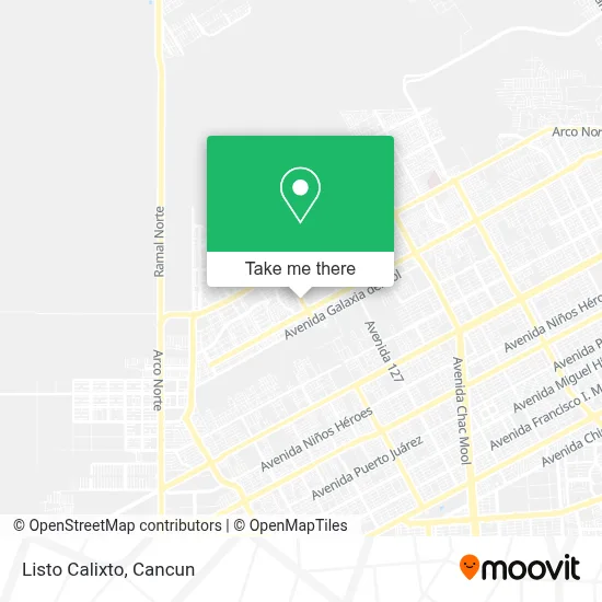 Listo Calixto map