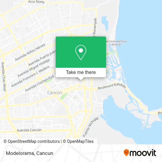 Modelorama map