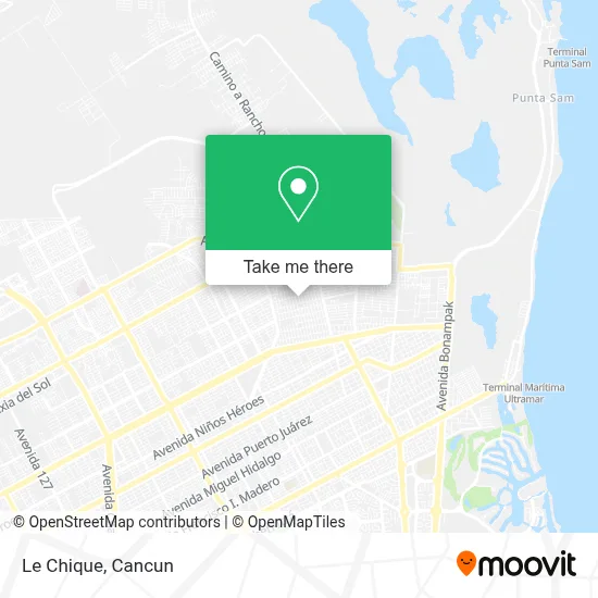 Le Chique map