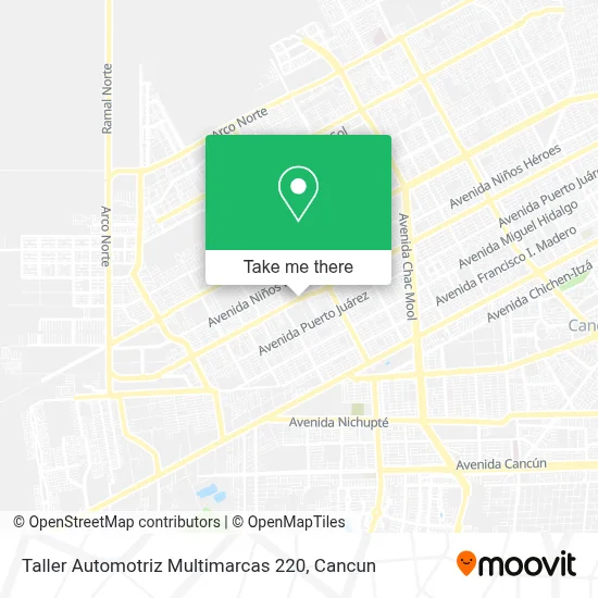 Taller Automotriz Multimarcas 220 map