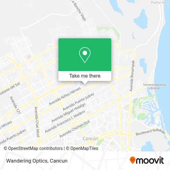 Wandering Optics map