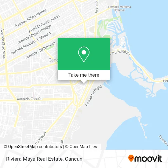 Riviera Maya Real Estate map