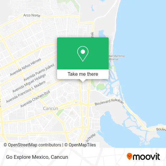 Go Explore Mexico map