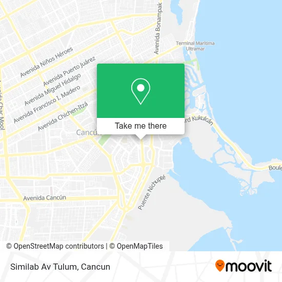 Similab Av Tulum map