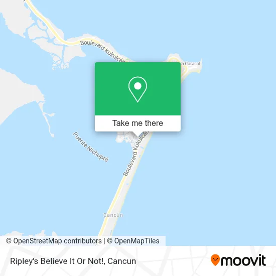 Ripley's Believe It Or Not! map