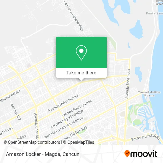Amazon Locker - Magda map