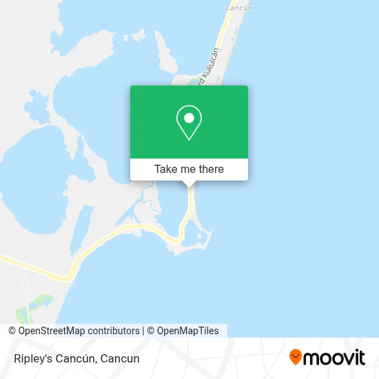 Ripley's Cancún map
