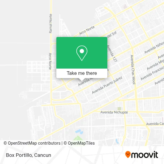 Box Portillo map