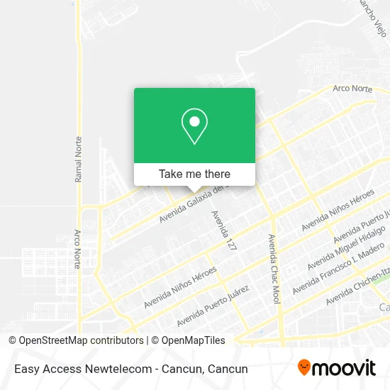 Easy Access Newtelecom    - Cancun map