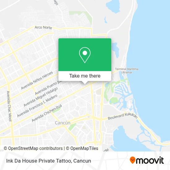 Ink Da House Private Tattoo map