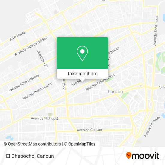 El Chabocho map
