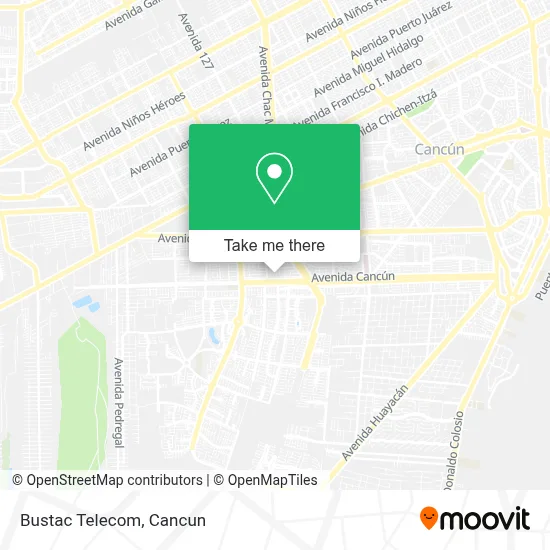 Bustac Telecom map