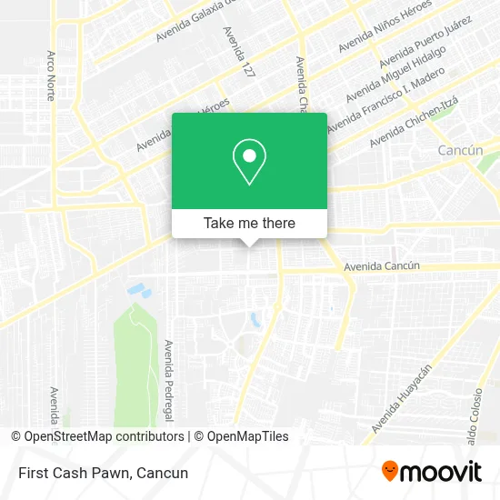 First Cash Pawn map