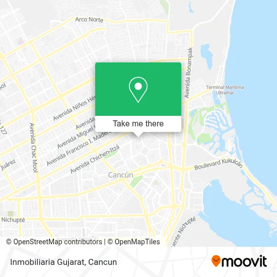 Inmobiliaria Gujarat map