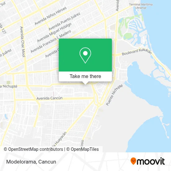 Modelorama map