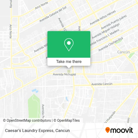 Caesar's Laundry Express map