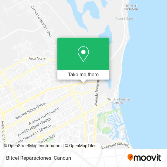 Bitcel Reparaciones map