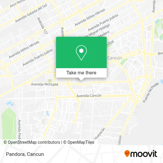 Pandora map