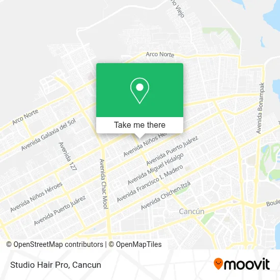 Studio Hair Pro map