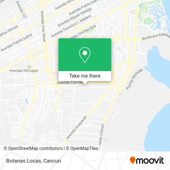Botanas Locas map
