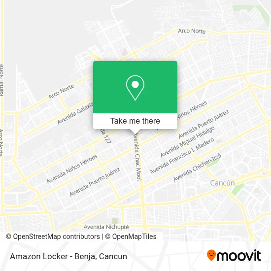 Amazon Locker - Benja map