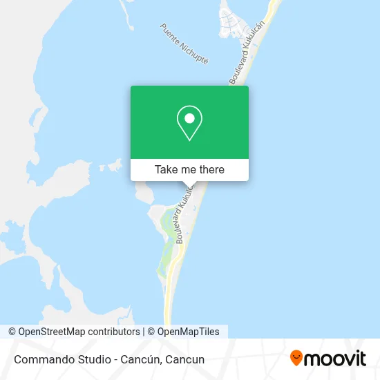 Commando Studio - Cancún map