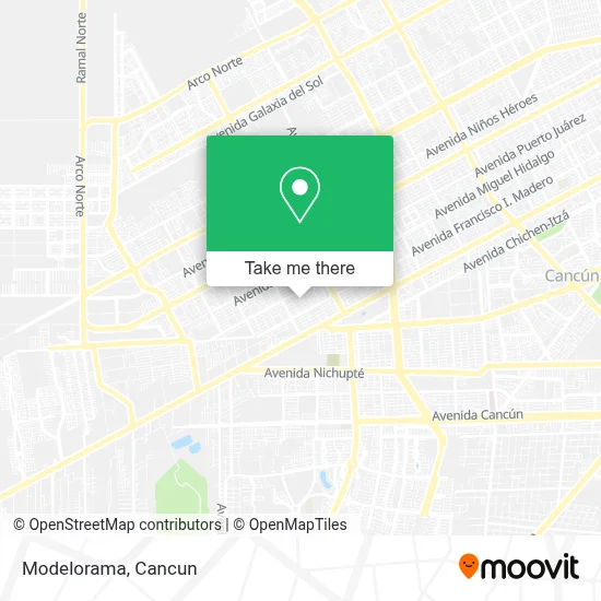 Modelorama map