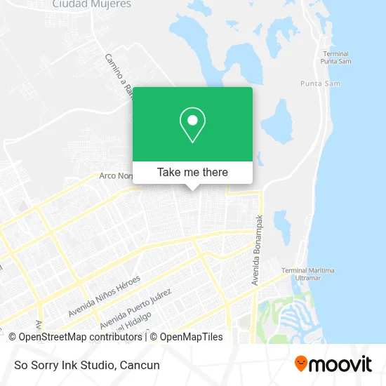 So Sorry Ink Studio map