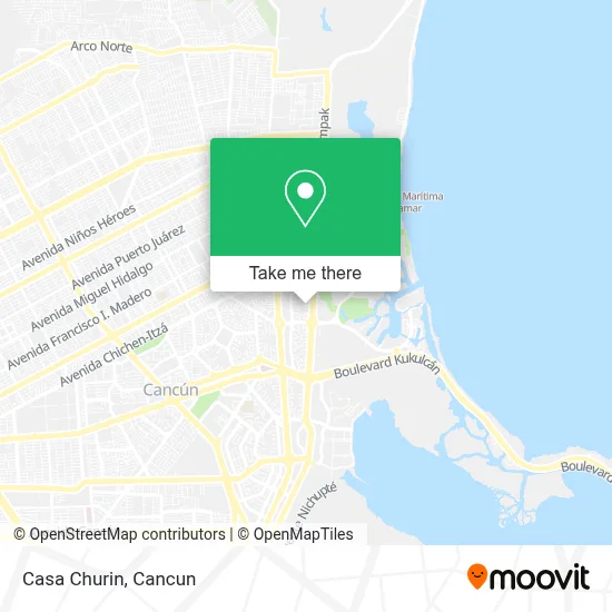 Casa Churin map