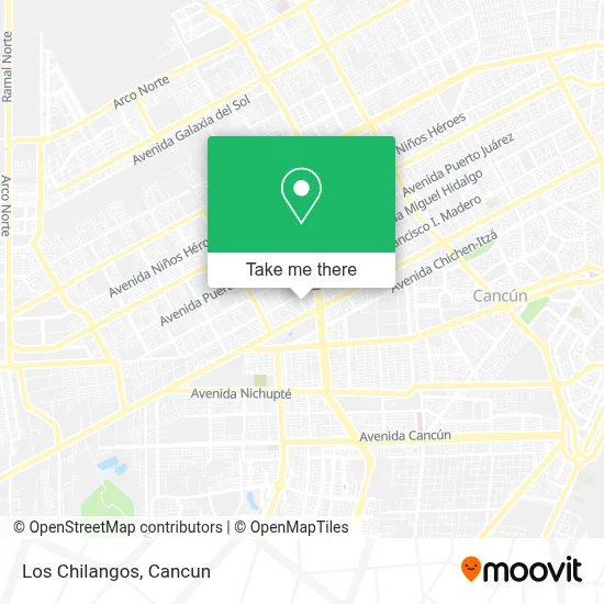 Los Chilangos map