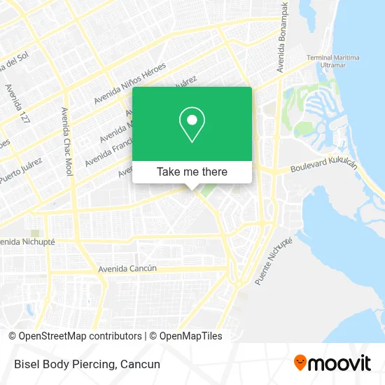 Bisel Body Piercing map
