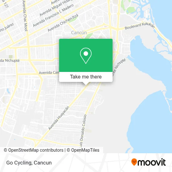 Go Cycling map