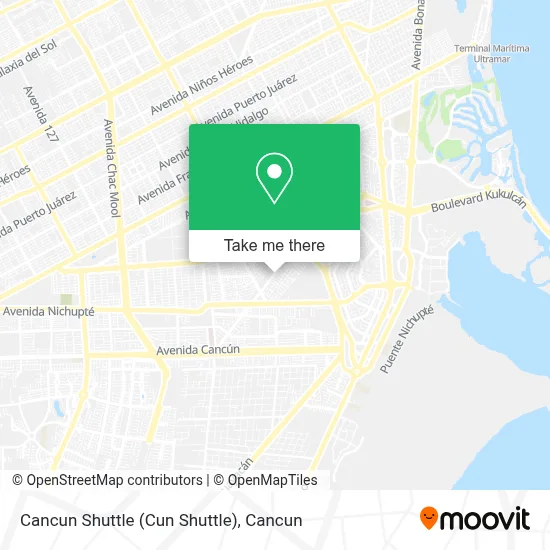 Cancun Shuttle (Cun Shuttle) map